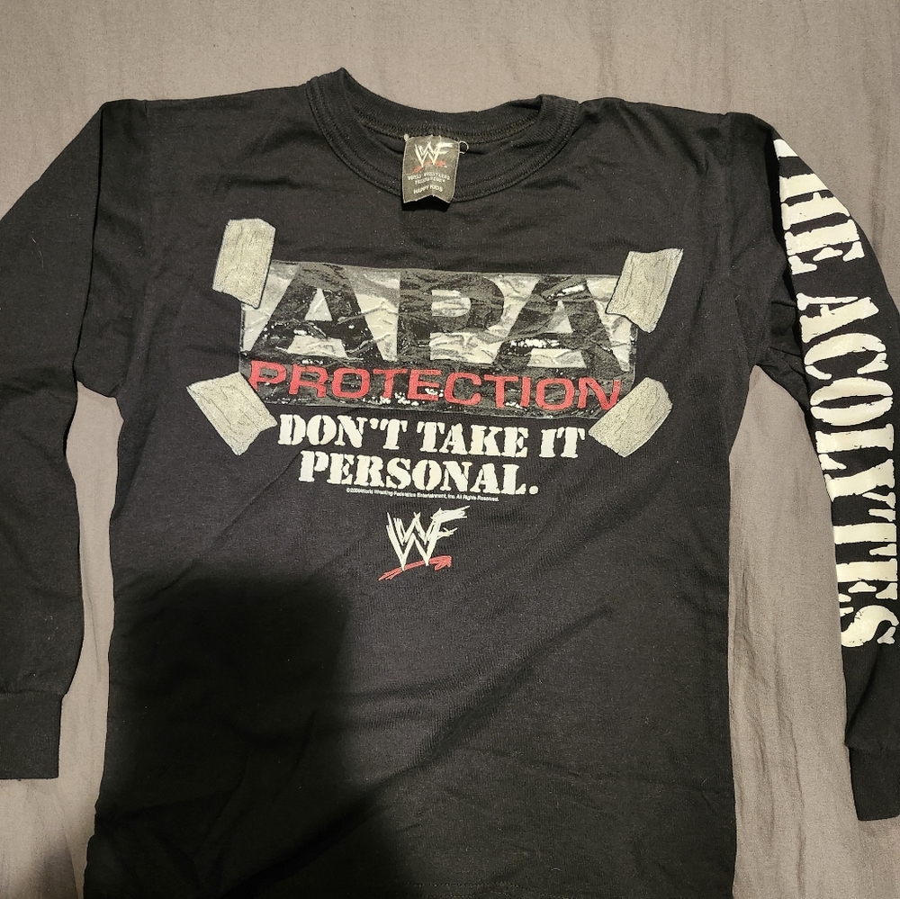 Vintage WWF kids APA shirt